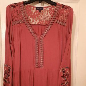 Artesia, Embroidered, Lace, Long Sleeve